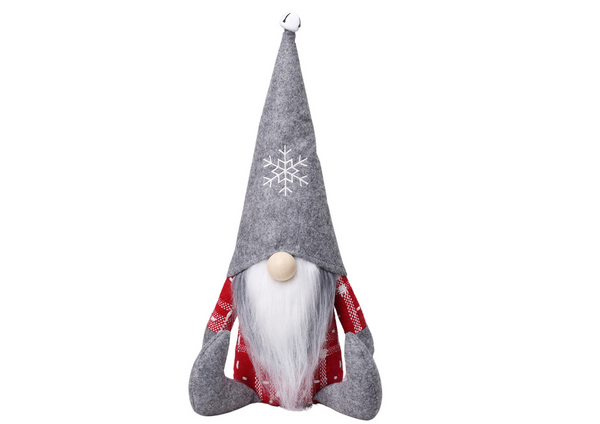 Christmas Dwarf Gray Hat Bell 32cm