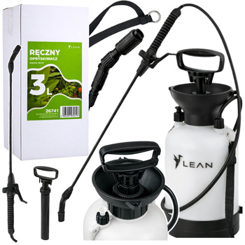Manual Pressure Sprayer for Watering, Fertilizing, Spraying LEAN 3L