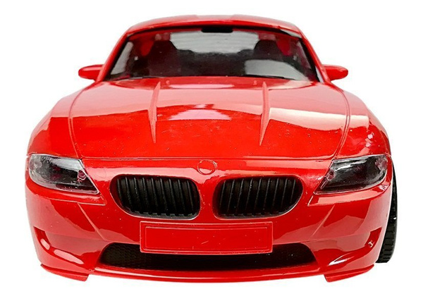 Fahrzeugset Rot Monstertruck Schwarz BMW Caravan 58 cm