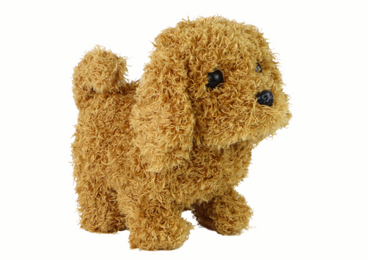 Walking Dog Interactive Toy Barking Brown Puppy