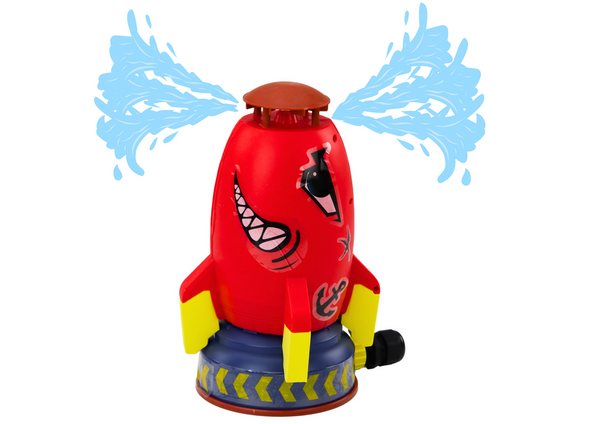 Wasserraketen-Sprinklerwerfer Red Shark