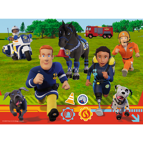 Puzzle - "30" - Ready to help Fireman Sam Trefl 18297