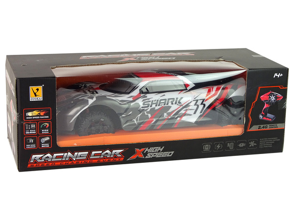Sportwagen R/C 1:8 Grau Weiß