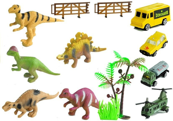 Lorry Truck with Dinosaurs and Cars 49 cm 1:22 + Game