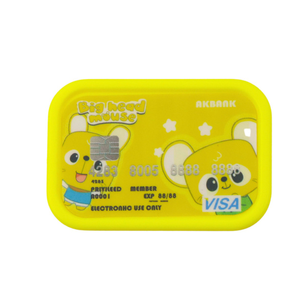ATM Safe Piggy bank PIN code ATM card Yellow