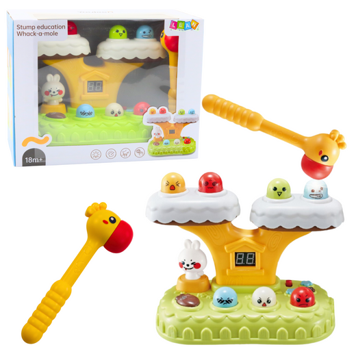 Whack-A-Mole Skill Game For Toddlers 20 Melodies 7 Speed ​​Levels