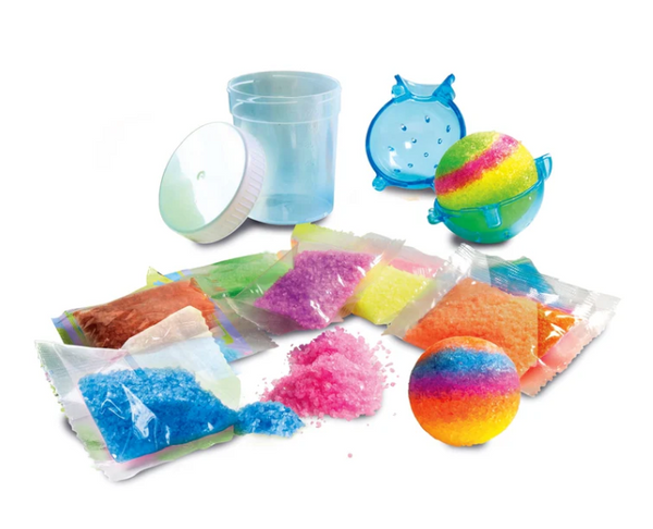 Scientific Fun Mini Lab: Crazy Glitter Balls Polish Language Clementoni 50702