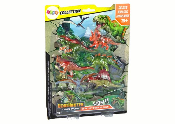 Set Dinosaurier-Figuren, 6-teilig, Bunt