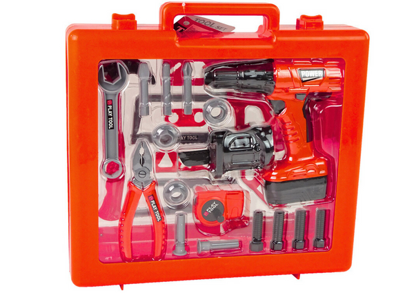 Heimwerker-Set Schraubendreher Akku Hammer Säge