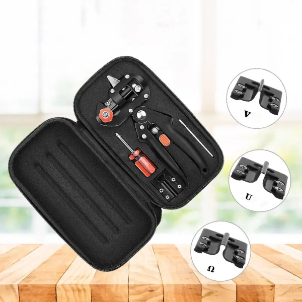 Tree budding grafting pruner set with case