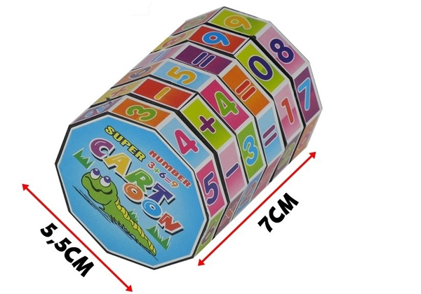 Educational Cube Mathematical Barrel Learning Numbers
