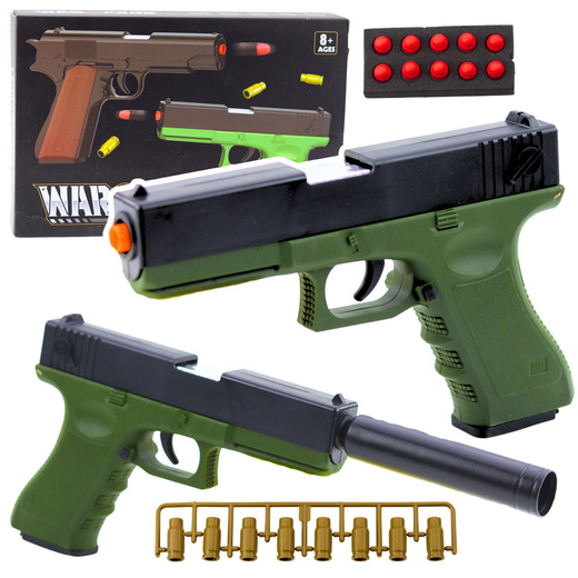 Toy Gun Foam Cartridges Ammunition Shells Green