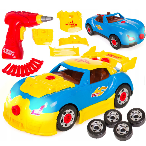 Little Mechanic's Set: Disassembled Car, Screwdriver, Lights, Sounds