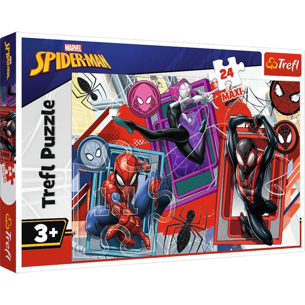 Puzzle 24 Maxi – Spinnensinne / Disney Marvel Spiderman Trefl 14366