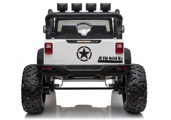 Jeep JC666 Electric Ride On Car White