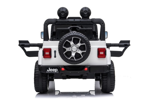 Elektro-Ride-On Jeep Rubicon 4x4 Weiß