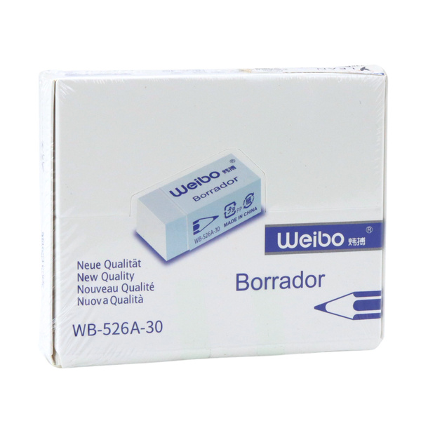 White School Office Eraser WB-526A -30 4cm