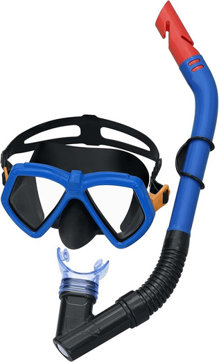 Diving Set Mask with Tube Blue 24070