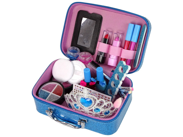 Make-up Kit Star Trunk Blue Glitter Glosses