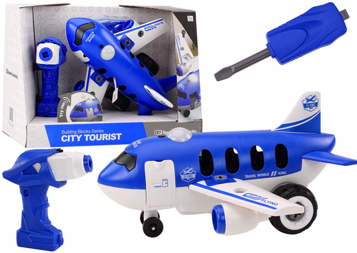 Flugzeug-Blinkergeräusche DIY Blau