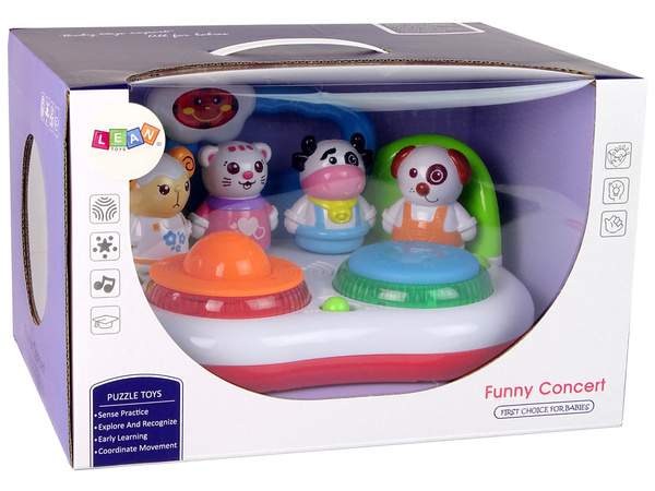 Musical DJ Game with Animals Lights Sound