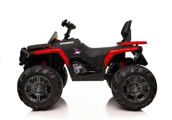 Kinderfahrzeug BBH3588 Rot 2x45W weiche EVA-Reifen USB SD MP3 Quad Fahrzeug