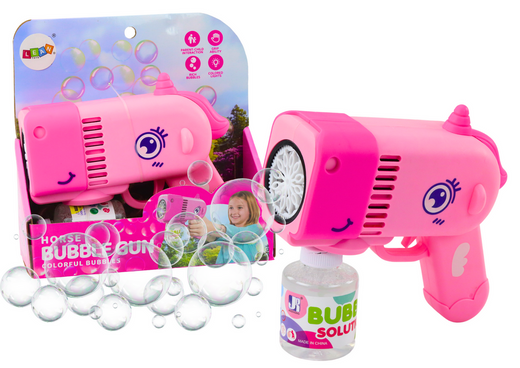 Dinosaur Pink Light Bubble Gun