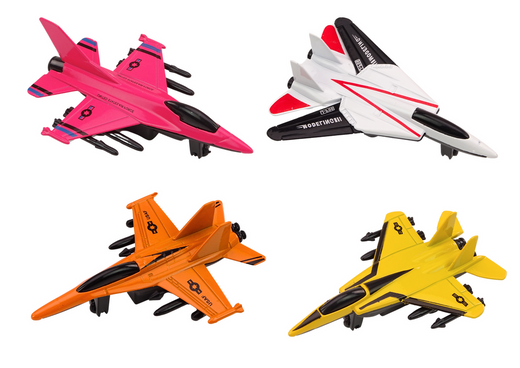 Düsenjäger mit Friktionsantrieb, Metall