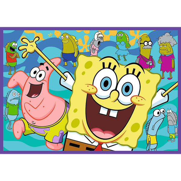 Puzzle - 4x250 - SpongeBob's Crazy World Trefl 13342