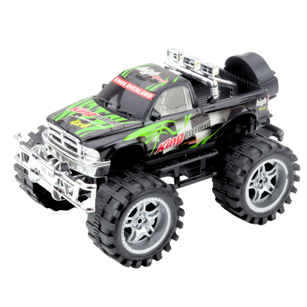King Rear-Wheel Drive Off-Road Vehicle Green and Black 27cm