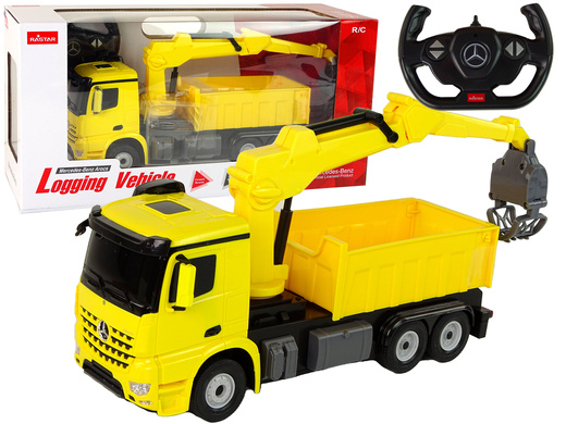 Mercedes Rastar Yellow Grapple Truck
