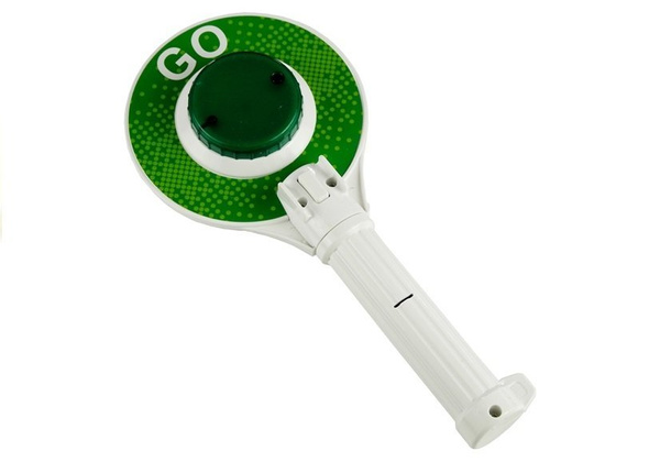 Double-sided police flashlight traffic wand