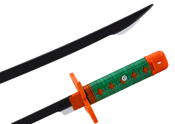 Nichirin Samurai Sword Battery Operated Comfortable Grip Green Sound