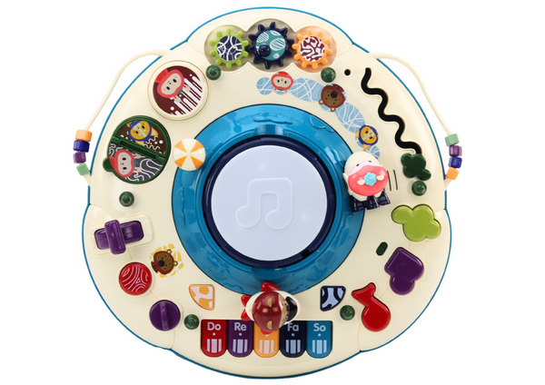 Interaktiver Lerntafeltisch, Klaviertrommel, Blau