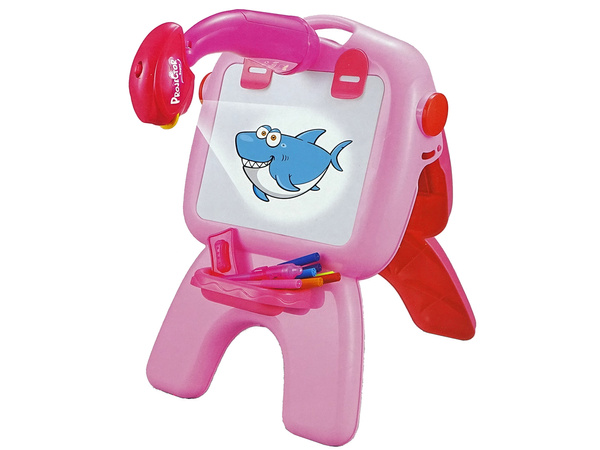 Double-sided Board Chalk Pens Stand Projector Pictures Pink