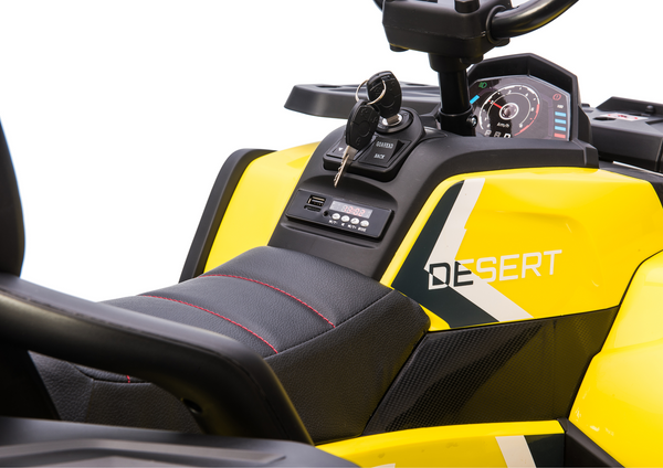 XMX607 Electric Ride On Quad - Yellow