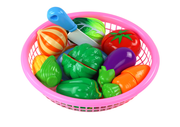 Zestaw Warzyw na Rzepy W Koszyczku 8 Szt Talerzyk Nóż