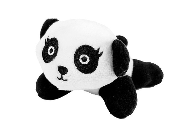 Kleiner Panda mit Transporter Maskottchen