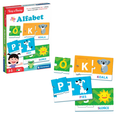 Educational Game Alphabet Learn & Have Fun Polish Language Clementoni 50766