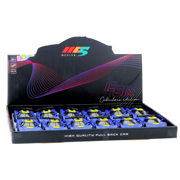 Sportwagen aus Metall, Rennwagen, Türen zum Öffnen, Blau, Maßstab 1:32