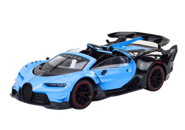 Remote Controlled Sports Car RC 1:12 Opening Doors Blue