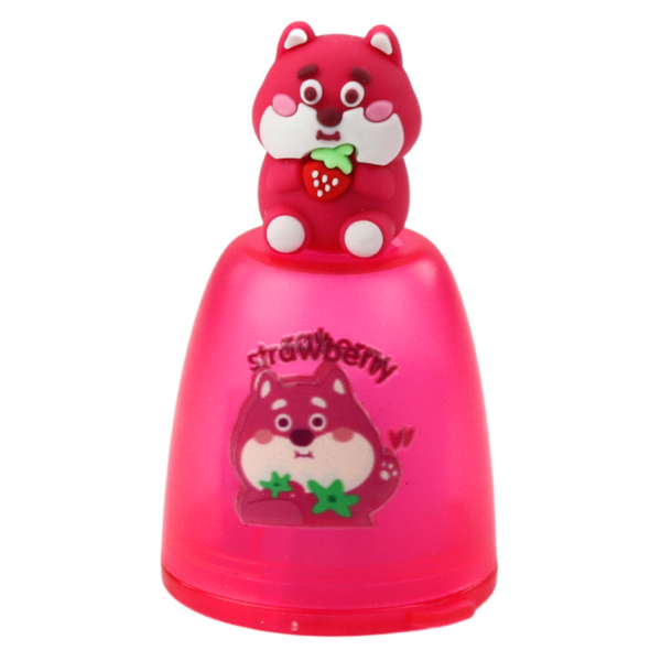 Sharpener For Thick And Thin Pencils With Container Pink