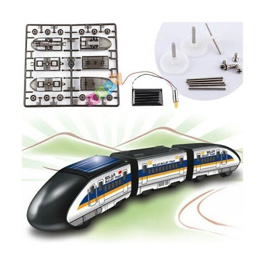 Solarzug Sonnenzug Solar Bullet Train DIY Spielzeug