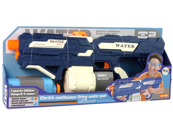 Large Electric Rechargeable Water Gun 9m range 1000ml