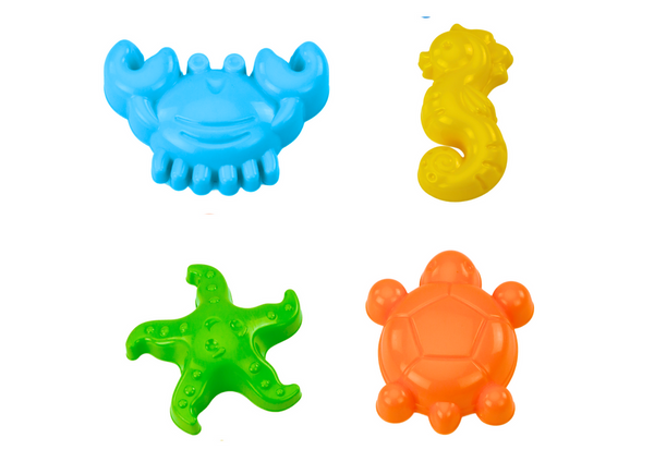 Sand Toy Set Bucket Castle Grinder 9 El