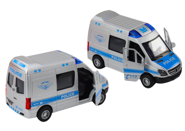 Police Car 1:32 Opening Doors Lights Sounds Drive