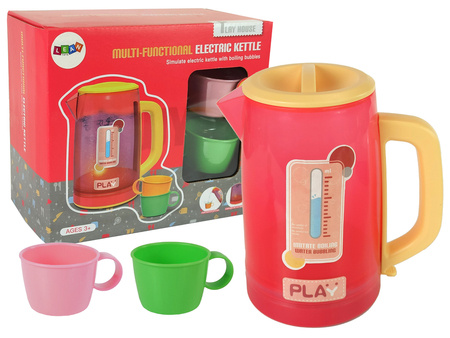  Elektryczny Czajnik Rózowy Świeci Gra Dźwięki Na Wodę