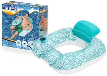 Inflatable Cushion Swimming Circle Blue 102 x 94 cm Bestway 43097