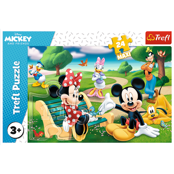 Puzzle - 24Maxi - Mickey Mouse with friends - Disney Standard Characters Trefl 14344