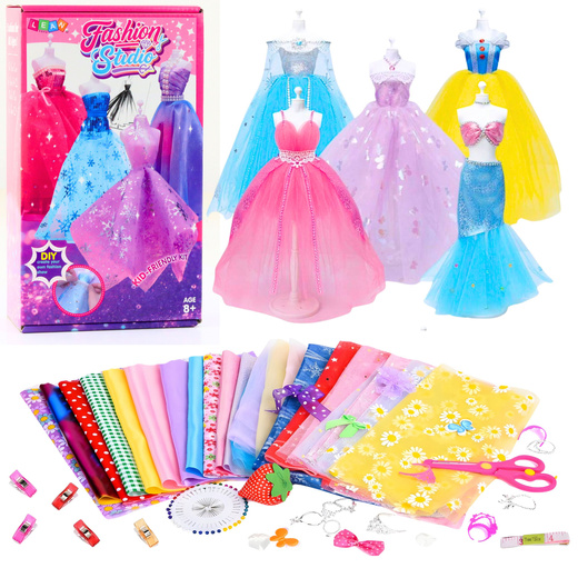 DIY Creative Kit for Designing and Sewing Doll Clothes